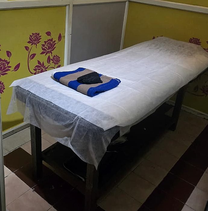 Massage room at Vachi Spa